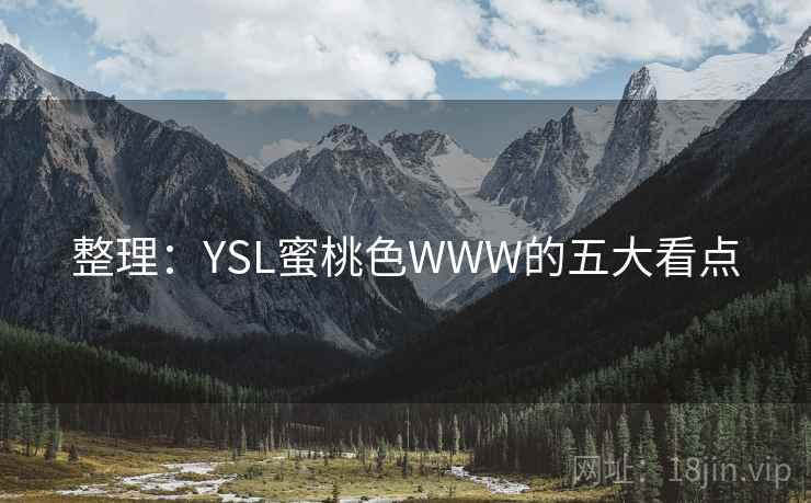 整理：YSL蜜桃色WWW的五大看点
